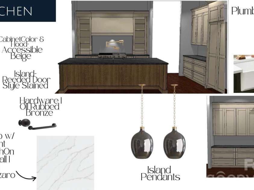 1118 Kingscross Drive, Charlotte, NC 28211.  MLS# CAR4326781, YatesRealty ID 1118. Kitchen highlights and cabinetry layouts.