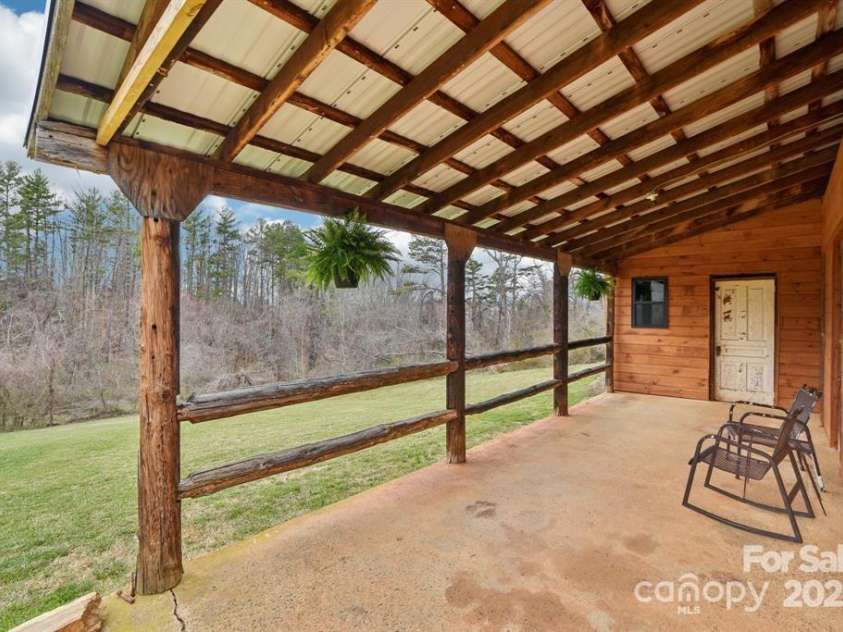 64 Alexander Road, Weaverville, NC 28787.  MLS# CAR4252153, YatesRealty ID 11181. ADU back patio