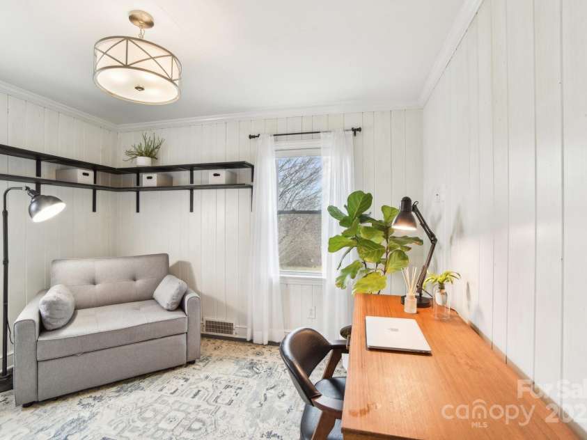 64 Alexander Road, Weaverville, NC 28787.  MLS# CAR4252153, YatesRealty ID 11181. Guest Bedroom or office on main level