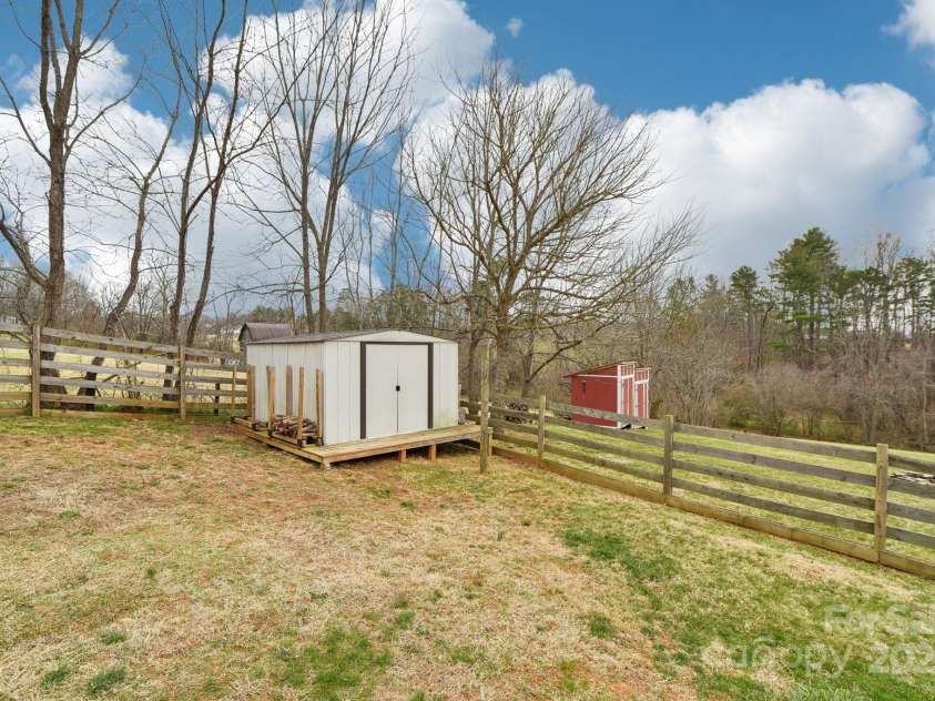 64 Alexander Road, Weaverville, NC 28787.  MLS# CAR4252153, YatesRealty ID 11181. Tool Shed