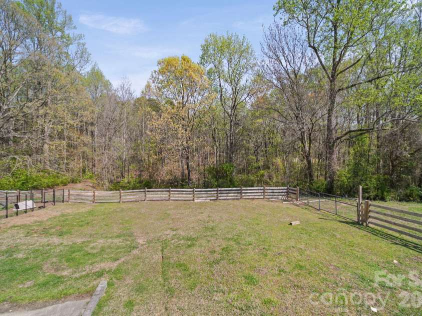 235 Spring Estates Circle, Salisbury, NC 28146.  MLS# CAR4360389, YatesRealty ID 11185. Fenced area in Back Yard.