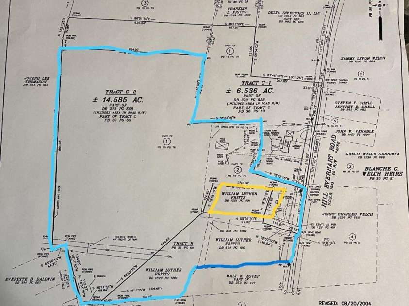 723 Hill Everhart Road, Lexington, NC 27295.  MLS# CAR4237112, YatesRealty ID 11188. 