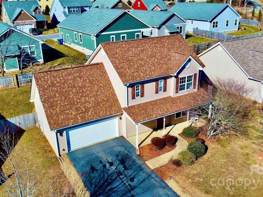 5 Olde Covington Way, Arden, NC 28704.  MLS# CAR4210893, YatesRealty ID 1119. Arial front photo