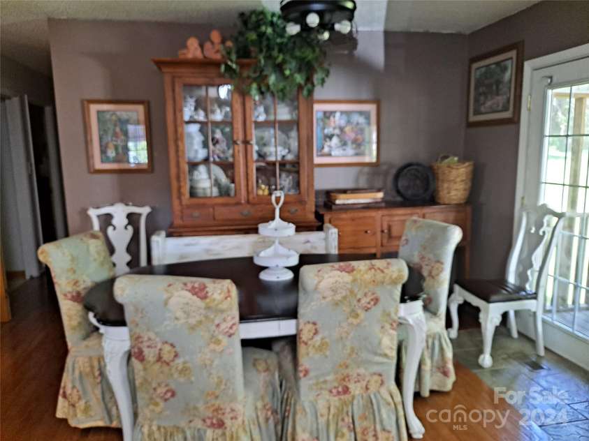 4444 Rock Barn Road, Claremont, NC 28610.  MLS# CAR4147820, YatesRealty ID 112. Dining area--actually large enough to be a formal dining room