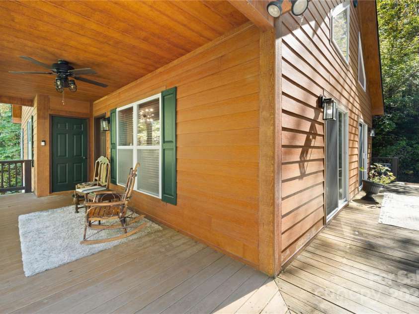 1308 Bell Mountain Road, Zirconia, NC 28790.  MLS# CAR4317514, YatesRealty ID 1120. Plenty of outdoor seating. 