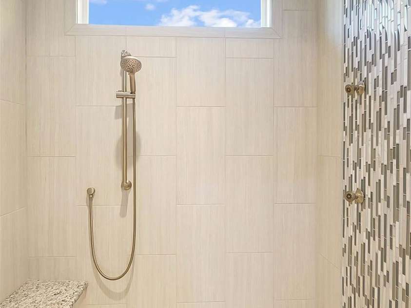 2102 Virginia Ellen Court, Stanley, NC 28164.  MLS# CAR4321172, YatesRealty ID 1121. Incredible Shower! Custom Door w Shower Guard Coating