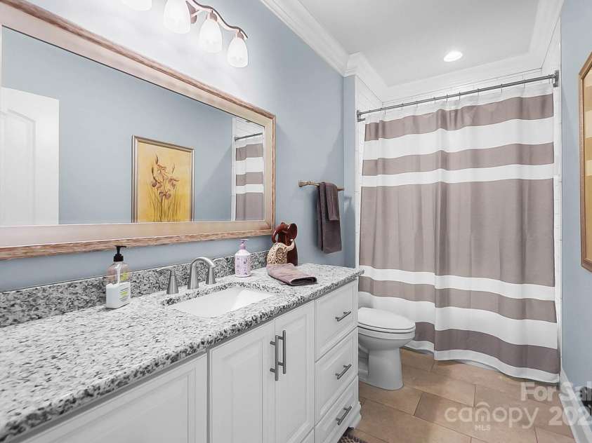 2102 Virginia Ellen Court, Stanley, NC 28164.  MLS# CAR4321172, YatesRealty ID 1121. Secondary Bathroom