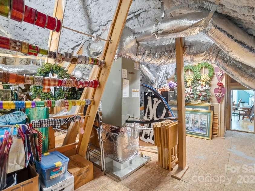 2102 Virginia Ellen Court, Stanley, NC 28164.  MLS# CAR4321172, YatesRealty ID 1121. Walk-In Attic w Abundant Storage & Visible Energy Efficient Foam Insulation