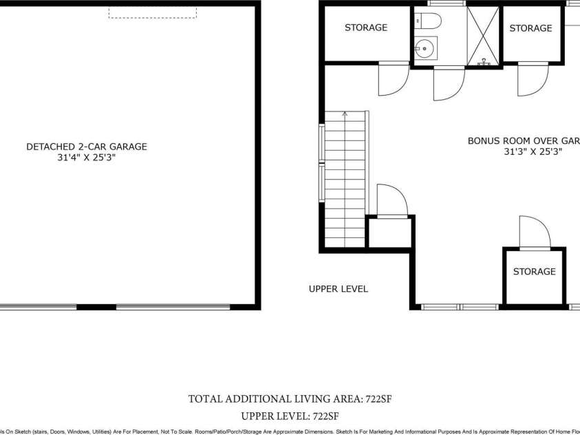 3546 Weddington Oaks Drive, Weddington, NC 28104.  MLS# CAR4249965, YatesRealty ID 11213. Detached Garage with 2nd Living Quarters