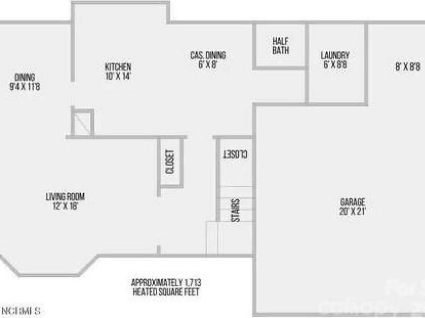 110 Saint Road, Richlands, NC 28574.  MLS# CAR4367854, YatesRealty ID 11227. Main Floor