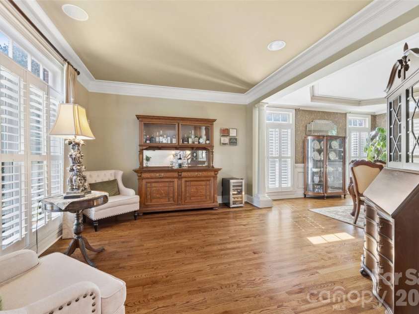 17142 Harcombe Drive, Charlotte, NC 28277.  MLS# CAR4357637, YatesRealty ID 11228. Formal living room