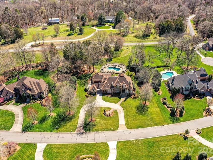 7295 Three Sisters Lane, Concord, NC 28027.  MLS# CAR4239485, YatesRealty ID 11233. Aerial View of Property!