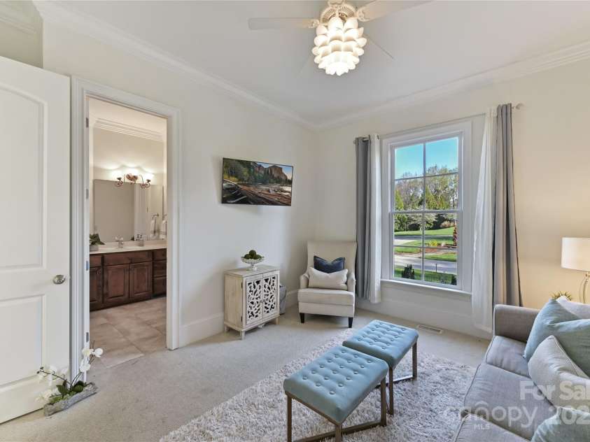 7295 Three Sisters Lane, Concord, NC 28027.  MLS# CAR4239485, YatesRealty ID 11233. Spacious Bedroom 2 (Guest Bedroom) on main level with Ensuite!