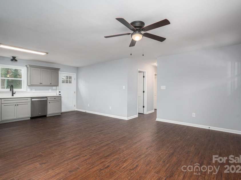 519 State Street, Lincolnton, NC 28092.  MLS# CAR4325085, YatesRealty ID 11234. Living room looking towards bedrooms