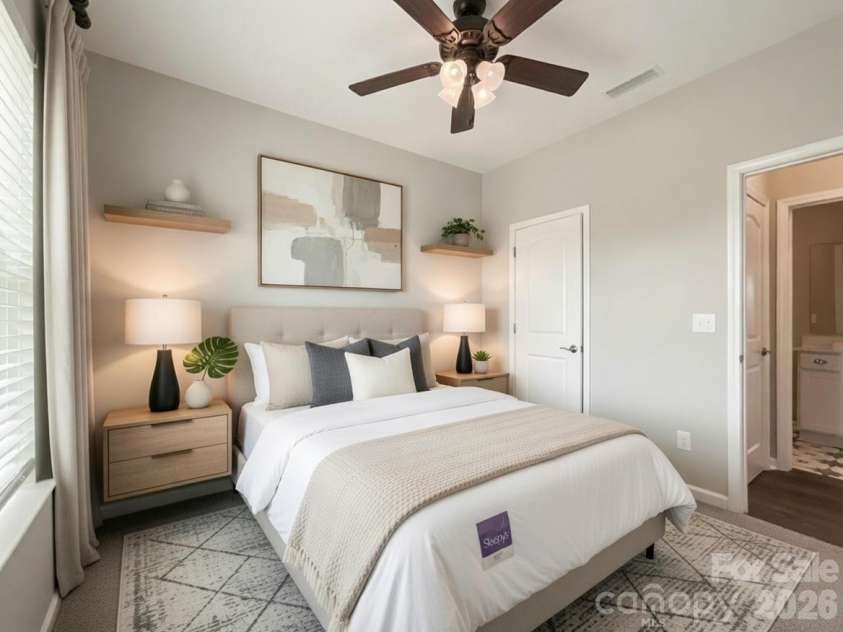 21228 Sanctuary Drive, Lancaster, SC 29720.  MLS# CAR4364757, YatesRealty ID 11249. Virtually staged 2nd main level bedroom