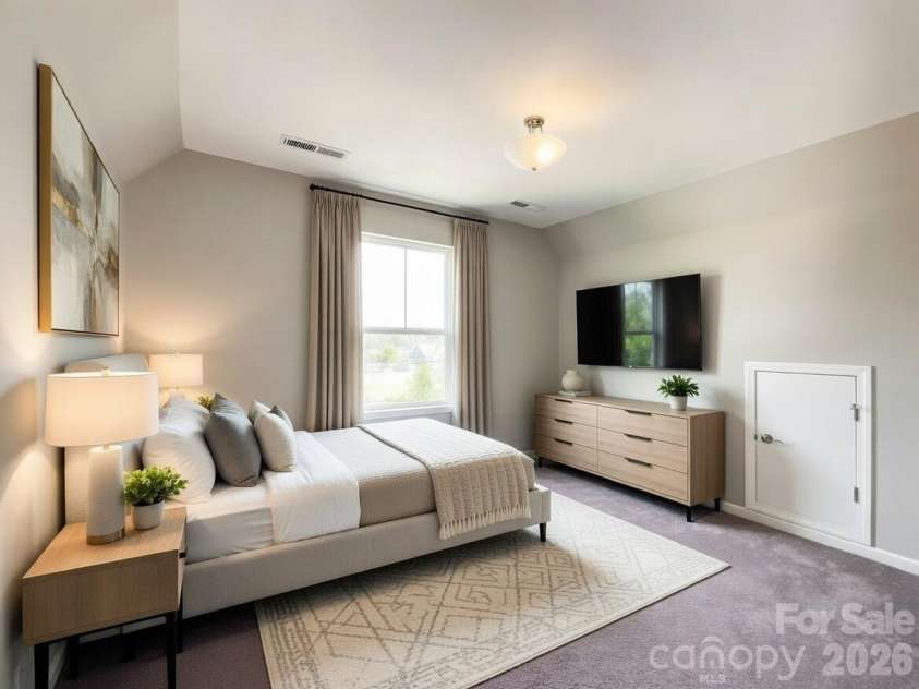 21228 Sanctuary Drive, Lancaster, SC 29720.  MLS# CAR4364757, YatesRealty ID 11249. Virtually staged upstairs bedroom