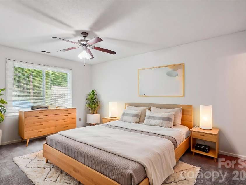 8322 Summerglen Circle, Charlotte, NC 28227.  MLS# CAR4329058, YatesRealty ID 11250. Virtually Staged Primary Bedroom