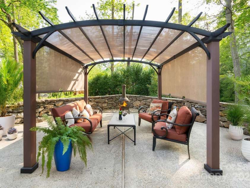 115 Stuyvesant Road, Asheville, NC 28803.  MLS# CAR4254634, YatesRealty ID 11253. Exterior Terrace - Plants are added virtually.
