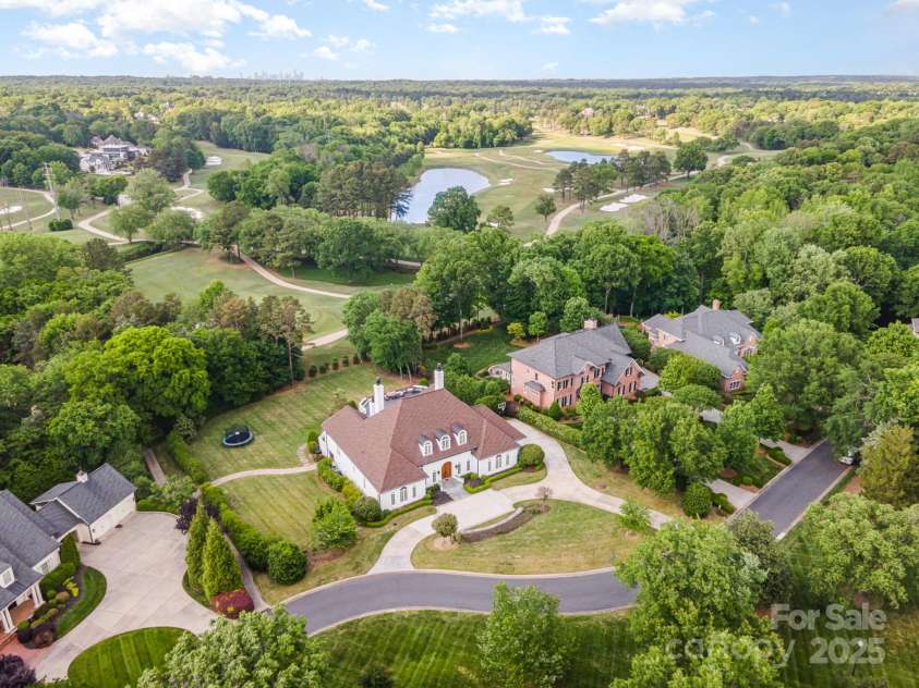 5400 Challisford Lane, Charlotte, NC 28226.  MLS# CAR4254571, YatesRealty ID 11261. Aerial