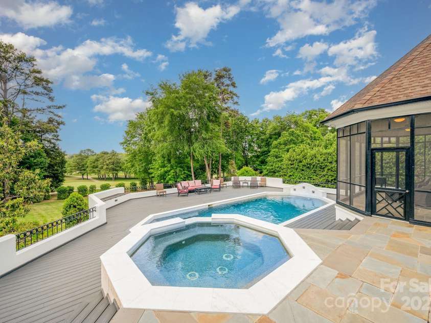 5400 Challisford Lane, Charlotte, NC 28226.  MLS# CAR4254571, YatesRealty ID 11261. Pool area