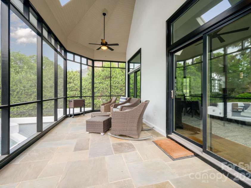 5400 Challisford Lane, Charlotte, NC 28226.  MLS# CAR4254571, YatesRealty ID 11261. Screened in patio