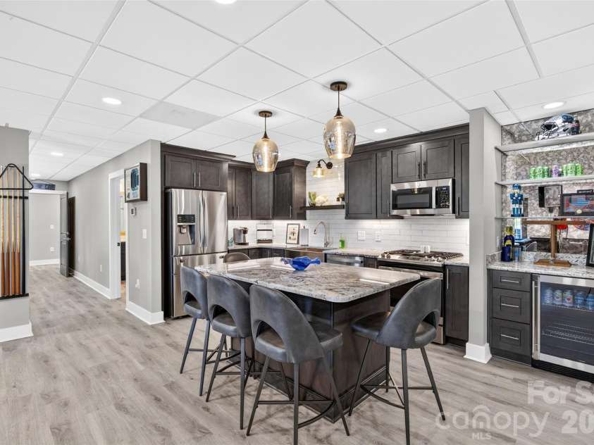 7144 Lynbrook Creek Road, Denver, NC 28037.  MLS# CAR4410382, YatesRealty ID 11263. Lower Level Kitchen