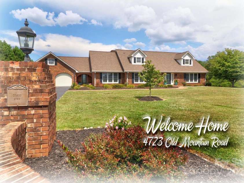 4723 Old Mountain Road, Stony Point, NC 28678.  MLS# CAR4198958, YatesRealty ID 11264. 