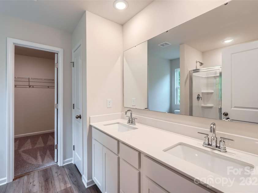 126 Dorian Place, Troutman, NC 28166.  MLS# CAR4256381, YatesRealty ID 11271. Primary Bathroom