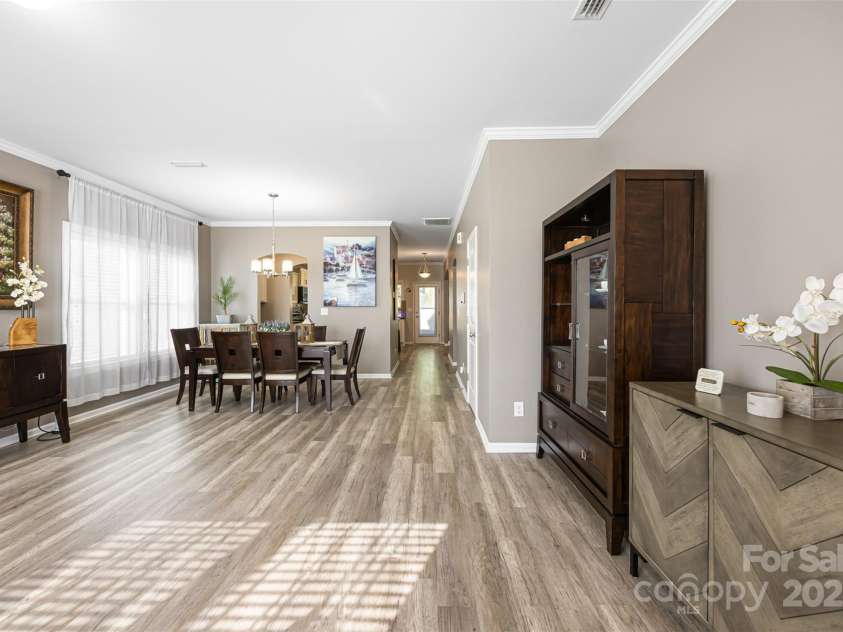 1125 Jasmine Drive, Fort Mill, SC 29707.  MLS# CAR4255499, YatesRealty ID 11278. Open-Concept Living & Dining Spaces