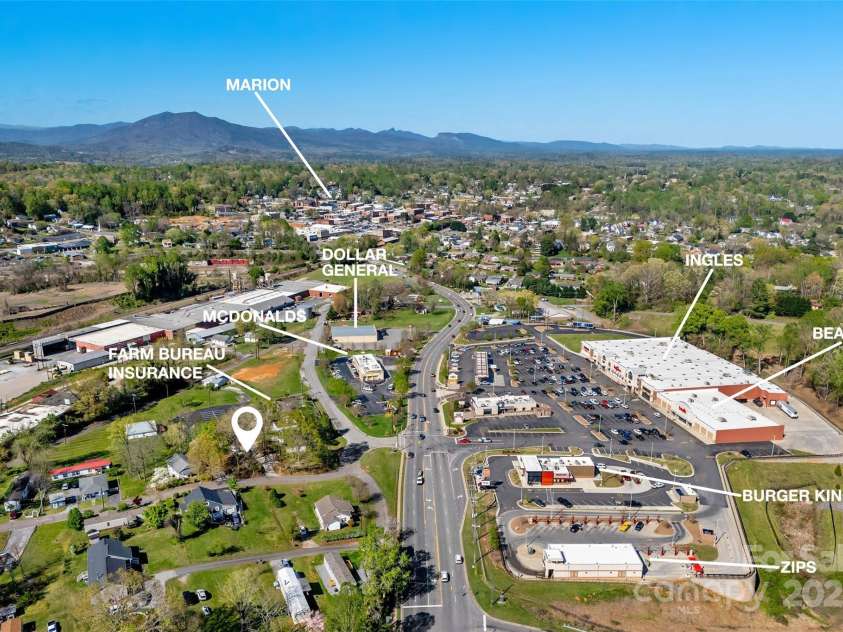 36 & 50 Catawba Avenue, Marion, NC 28752.  MLS# CAR4254471, YatesRealty ID 1128. Location