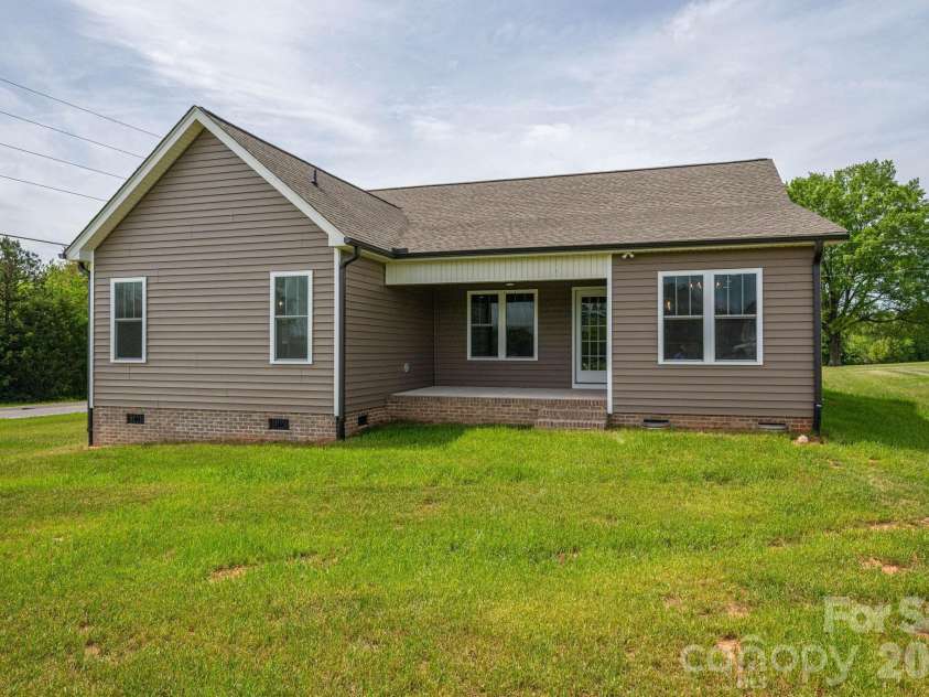 110 Alf Hoover Road, Lincolnton, NC 28092.  MLS# CAR4367232, YatesRealty ID 11292. Rear View