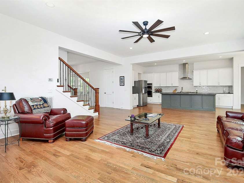 6178 Chimney Bluff Road, Lancaster, SC 29720.  MLS# CAR4172612, YatesRealty ID 11305. Great room view to kitchen