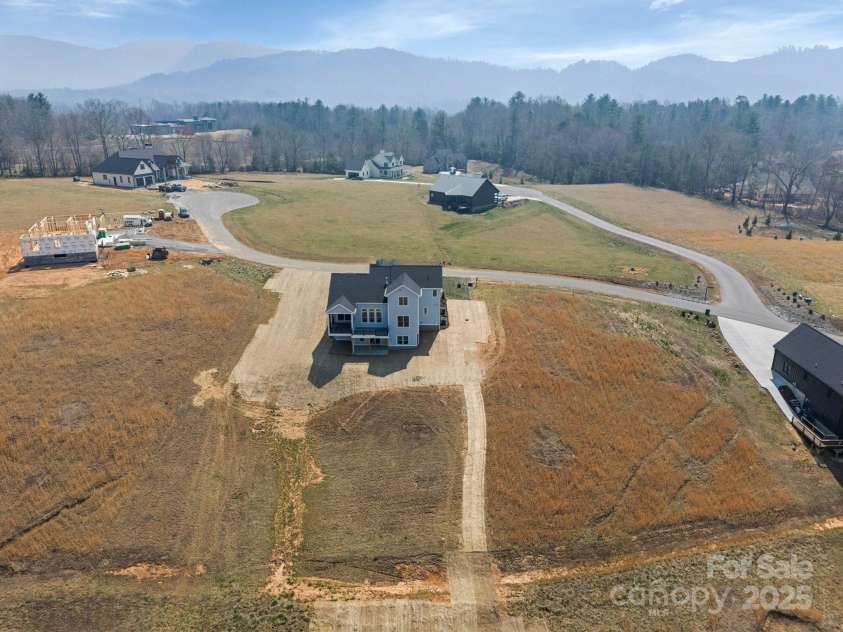 132 Golden Pasture Drive, Fletcher, NC 28732.  MLS# CAR4225018, YatesRealty ID 11306. Aerial View