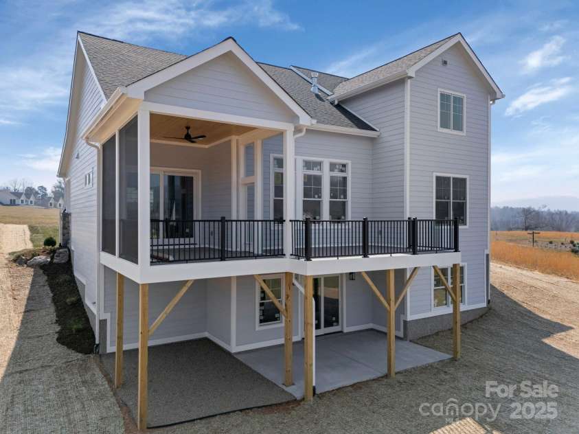 132 Golden Pasture Drive, Fletcher, NC 28732.  MLS# CAR4225018, YatesRealty ID 11306. Back of House
