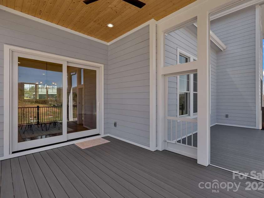 132 Golden Pasture Drive, Fletcher, NC 28732.  MLS# CAR4225018, YatesRealty ID 11306. Covered Deck