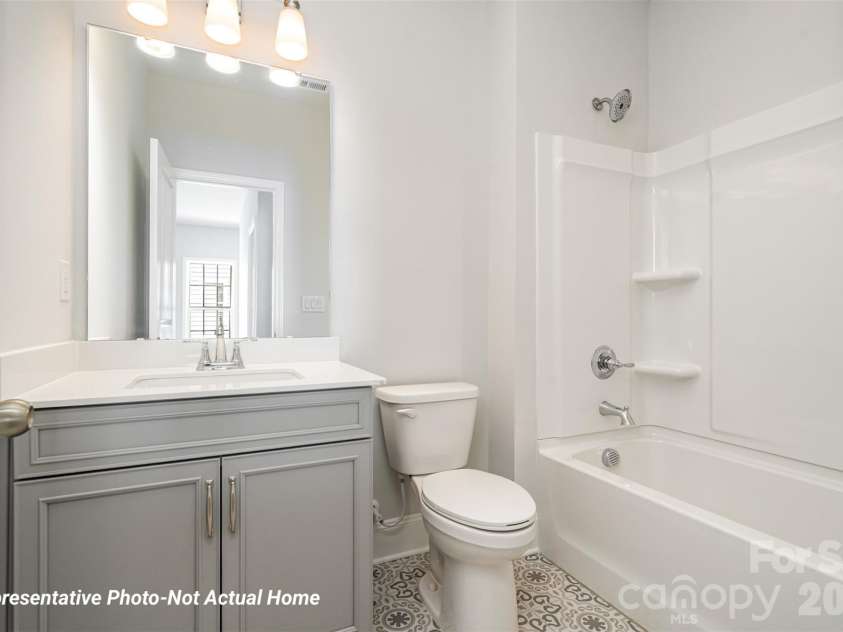 10225 Rainier Trail Drive, Huntersville, NC 28078.  MLS# CAR4341081, YatesRealty ID 11307. Example Bath 2 Upper Level *Not actual home.