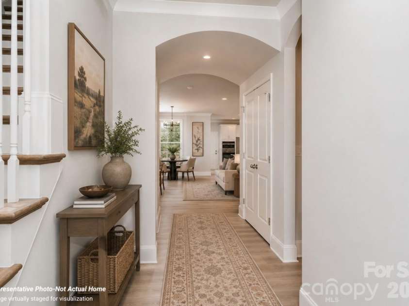 10225 Rainier Trail Drive, Huntersville, NC 28078.  MLS# CAR4341081, YatesRealty ID 11307. Foyer-Virtually Staged
