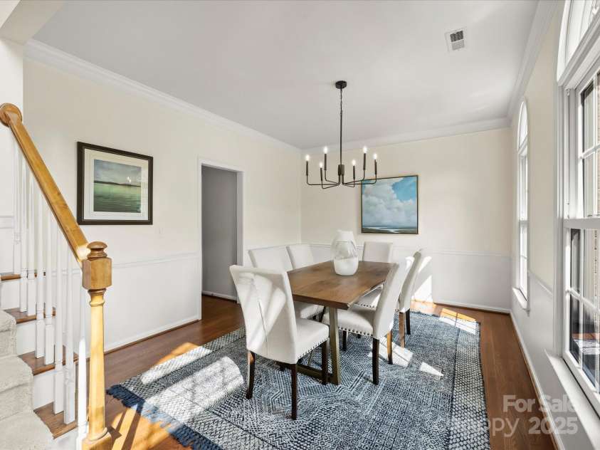 213 Walnut Point Drive, Matthews, NC 28105.  MLS# CAR4246616, YatesRealty ID 11307. Dining Room