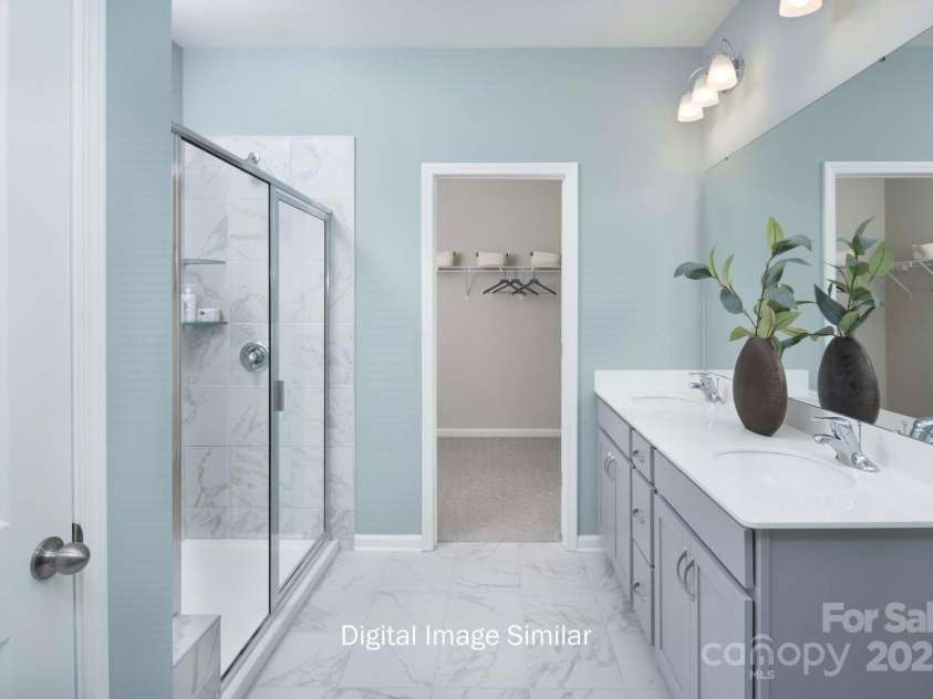 2512 Mabel Lane, Monroe, NC 28110.  MLS# CAR4252296, YatesRealty ID 11310. Owner's Bath--Representational Photo Only