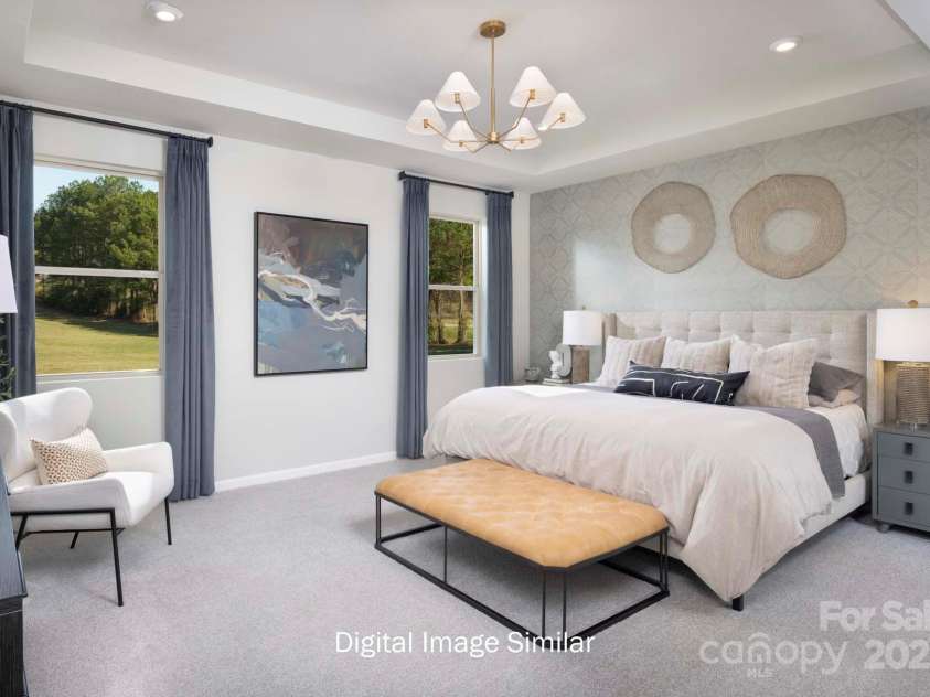 2512 Mabel Lane, Monroe, NC 28110.  MLS# CAR4252296, YatesRealty ID 11310. Owner's Bedroom--Representational Photo Only