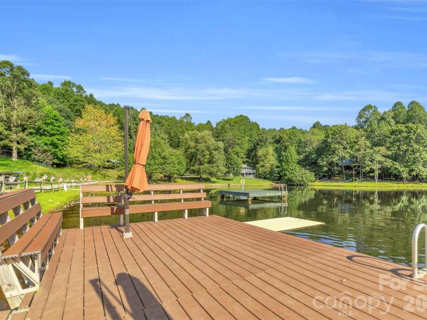 3605 Skyuka Mountain Road, Columbus, NC 28722.  MLS# CAR4289447, YatesRealty ID 11320. Swimming Dock
