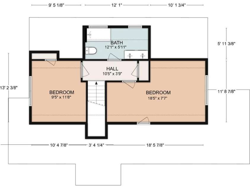 81 Bear Creek Road, Asheville, NC 28806.  MLS# CAR4253442, YatesRealty ID 11325. Second Floor