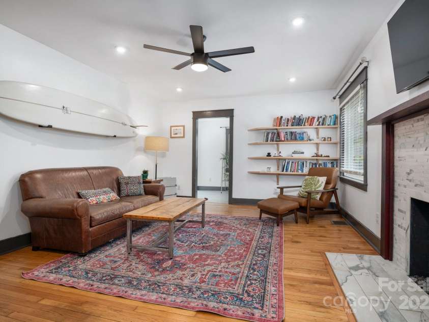 81 Bear Creek Road, Asheville, NC 28806.  MLS# CAR4253442, YatesRealty ID 11325. Welcoming Living Room