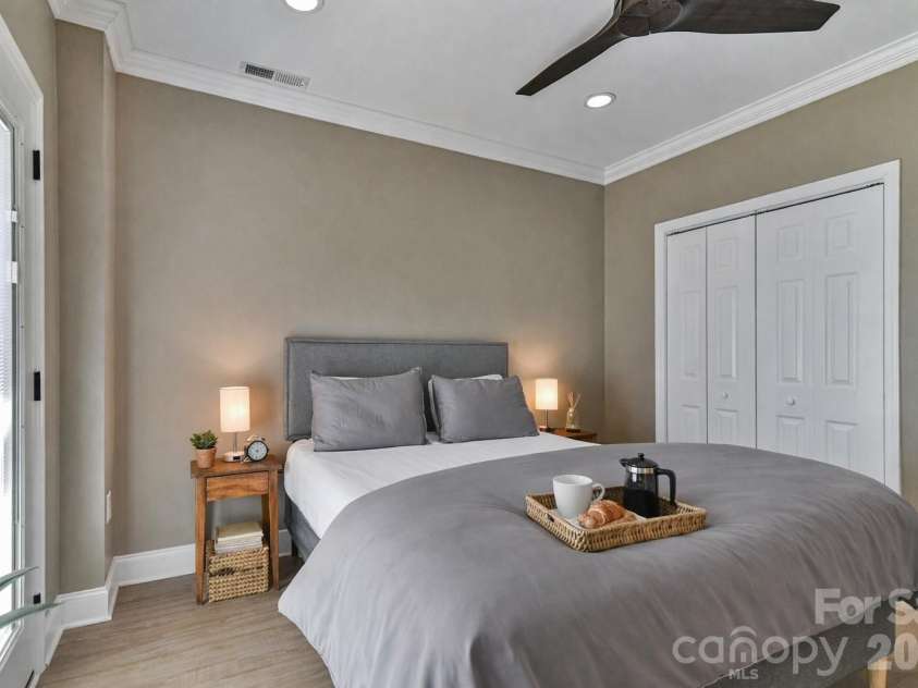 3 Leeds Lane, Black Mountain, NC 28711.  MLS# CAR4369032, YatesRealty ID 11329. Basement level bedroom 