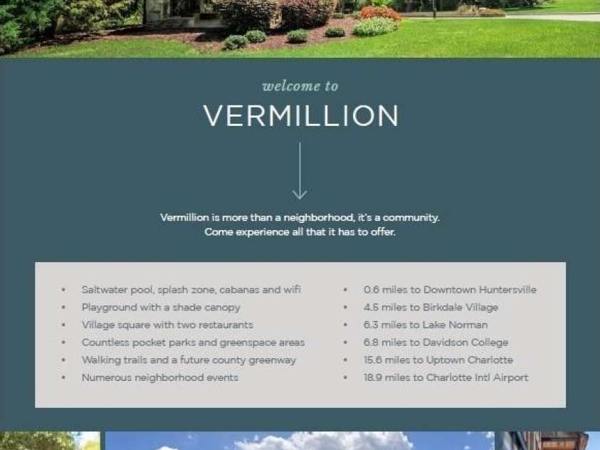 15024 Old Vermillion Drive, Huntersville, NC 28078.  MLS# CAR4267682, YatesRealty ID 11347. 