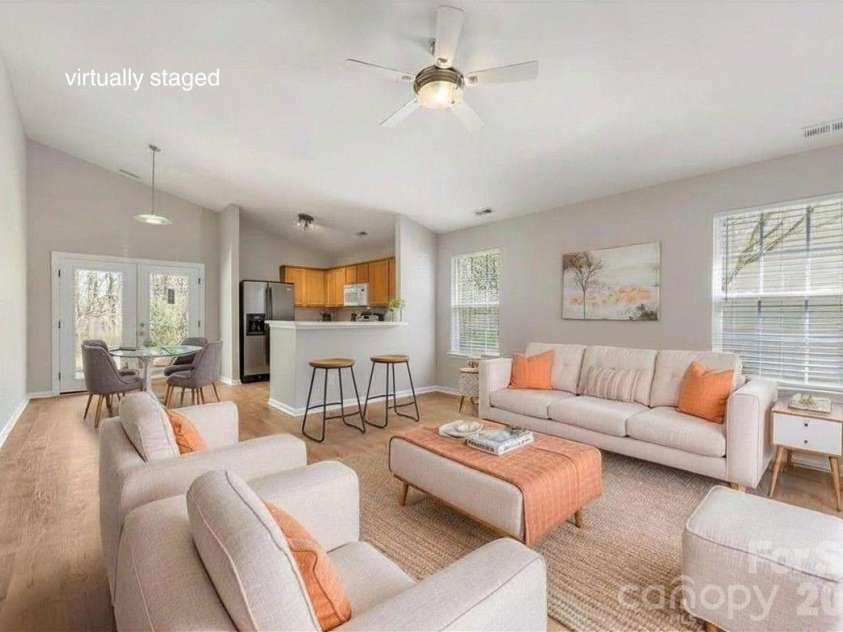2872 Signal Court, Concord, NC 28025.  MLS# CAR4347290, YatesRealty ID 11363. Virtually staged