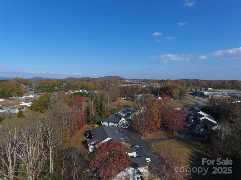 194 Jay Drive, Taylorsville, NC 28681.  MLS# CAR4204128, YatesRealty ID 11366. Aerial View from above Parking Area