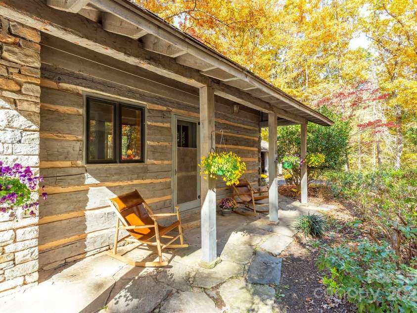 102 Weaver Mill Road, Columbus, NC 28722.  MLS# CAR4211548, YatesRealty ID 1137. A historic cabin in a beautiful setting