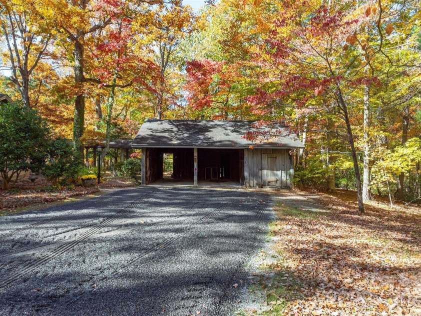 102 Weaver Mill Road, Columbus, NC 28722.  MLS# CAR4211548, YatesRealty ID 1137. The barn with plenty of space for cars, equipment and other storage