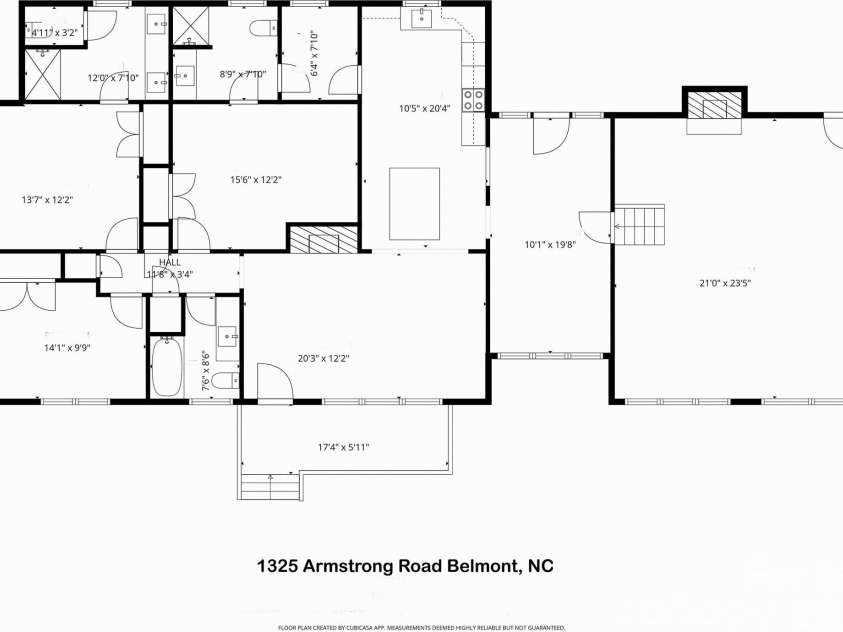 1325 Armstrong Road, Belmont, NC 28012.  MLS# CAR4359211, YatesRealty ID 11370. 